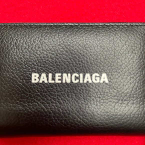 Auc BALENCIAGA Everyday Leather Zippy Zip Around wallet - Picture 8 of 13